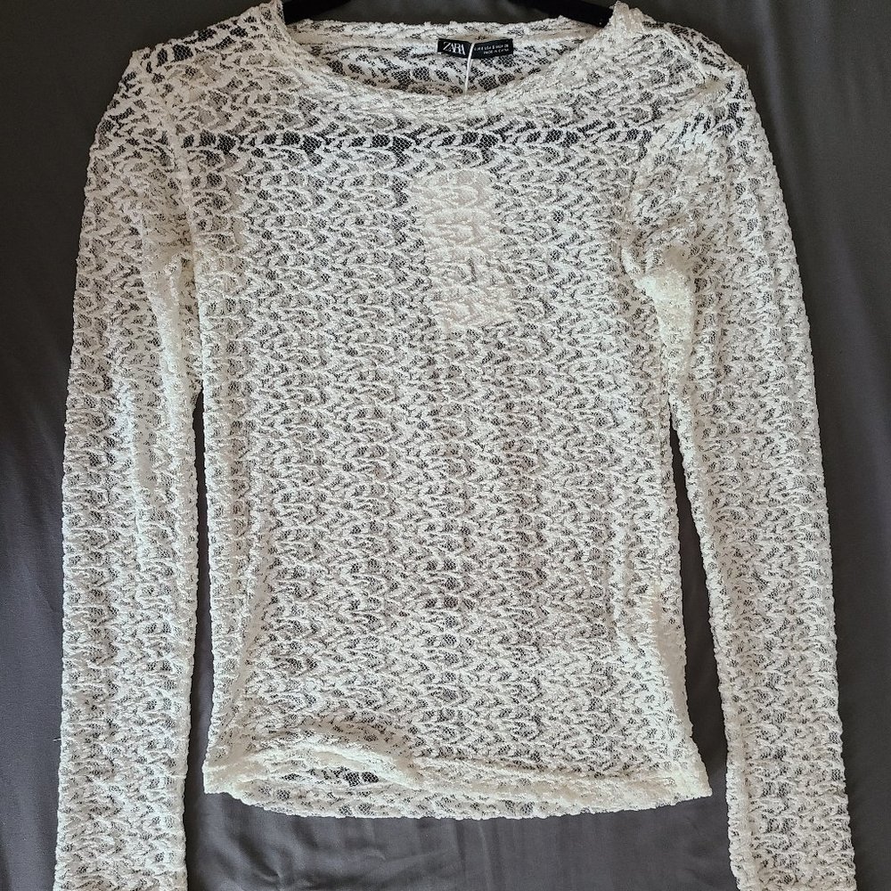 White Lace Blouse